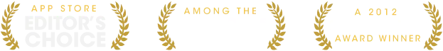 App Store Editor's Choice — Among the App Store's Best of 2012 — Best App Ever 2012 Award Winner
