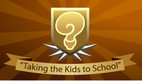 Tier 4: Master League, goldenes Fragezeichen-Wappen, „Taking the Kids to School“